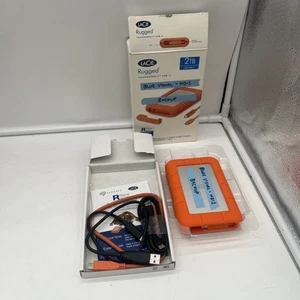 LaCie Rugged 2 TB,External, USB-C, (STFR2000800) Hard Drive - Afbeelding 1 van 4
