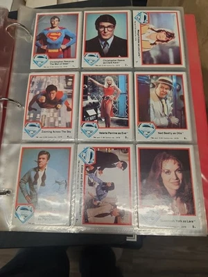 1978 Topps Superman Complete Master Set 77 Cards 6 Stickers 6 Foil - TOUGH!!! - Image 1 of 4