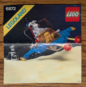 LEGO Space: Xenon X-Craft (6872), 100% complete, manual, damaged box