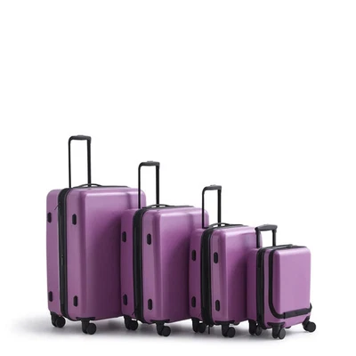 Vera Bradley Hardside Spinner Nested 4 Pc. Luggage Set Travel Iris Orchid FREE B - Image 1 of 4