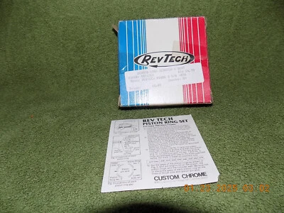 Revtech 3 5/8" +.070 Piston Rings for Harley Davidson V-Twin type Motors 58115CC - Image 1 of 4