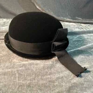 Vintage schwarzer Damenhut - Bild 1 von 3