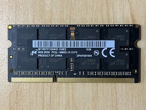 Micron 8GB 1866MHz 2Rx8 PC3L-14900S-13-13-F3 DDR3 Laptop RAM / Memory - Picture 1 of 18
