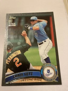2011 Topps Chris Getz black border #654 6 years of collecting Royals  - Picture 1 of 2