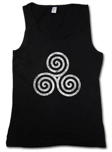 TRISKELION SYMBOL III TANK TOP VEST - Nordic Celten Odin Larp Vikings Thor Odhin - Bild 1 von 2