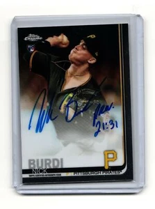 2019 Topps Chrome Rookie Autographs #RA-NB Nick Burdi RC SKU#14722 - Foto 1 di 2