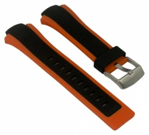 Festina Ersatzband Uhrenarmband PV Band schwarz / Orange für Herrenuhr F6727/5 a - Bild 1 von 3