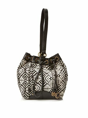 Cartera de tela Lucky Brand para mujer Bali Hai Sling (patrón geométrico negro/blanco) Foto 1 de 1