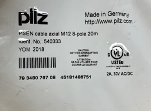 Pilz / Verbindungskabel / PSEN cable axial M12 8-pole / Id.Nr.: 540333 - Picture 1 of 1