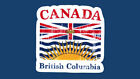 Kolumbia Brytyjska, Kanada naklejki – naklejki 10 x 9,8 cm