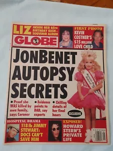 MAR. 4, 1997 GLOBE MAGAZINE HOWARD STERN, JONBENET, LIZ TAYLOR, KEVIN COSTNER - Picture 1 of 2
