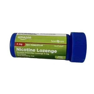 Amazon Basic Care Nicotine Polacrilex Gum 4mg MINT Flavor 24 PCs. - Exp7/27 - Picture 1 of 1