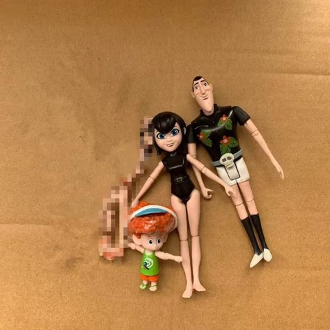 3 PCS Hotel Transylvania Action Figure Toy Set Rare Cover