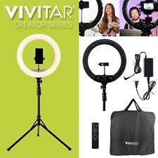 18-Inch 3-in-1 LED Ring Light, Adjustable 63-Inch Tripod Stand, with Phone Stand