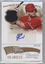 2014 Panini Classics Gold Jerseys Prime /25 CJ Cron #75 Rookie Auto RC