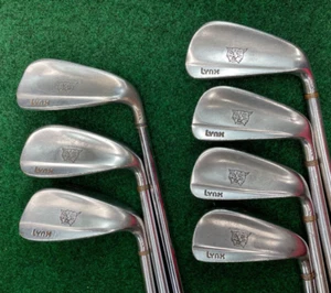 Lynx 3-9 iron set True Temper S-flex shafts Golf Pride Dimple cord grips RH - Picture 1 of 8