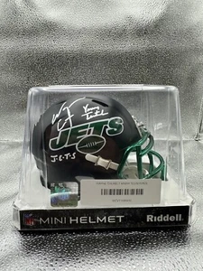Wayne Chrebet Vinny Testaverde Dual auto Mini New York Jets Helmet - Picture 1 of 2