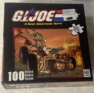 GI JOE PUZZLE 100 PC NEW SEALED REAL AMERICAN HERO MILTON BRADLEY 49260-2 2002. - Picture 1 of 2