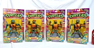 2012 COMPLETE SET OF 4 TEENAGE MUTANT NINJA TURTLE ACTION FIGURES CLASSICS MIB - Picture 1 of 11