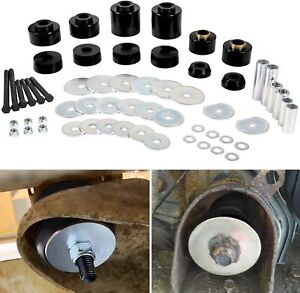 4.4123R Body Mount Bushing Set Kit For Ford F-150 F-250 F-350 1980-1998 2WD 4WD