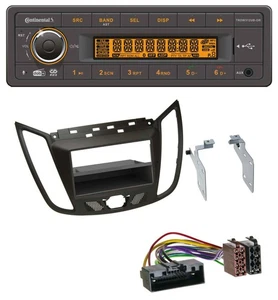 Continental Bluetooth MP3 USB DAB Autoradio für Ford C-Max / Kuga - dunkelbraun - Bild 1 von 5