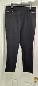 Fit Sight Black Pull On Stretch Leggin Style Pants Size 16W - Picture 1 of 7