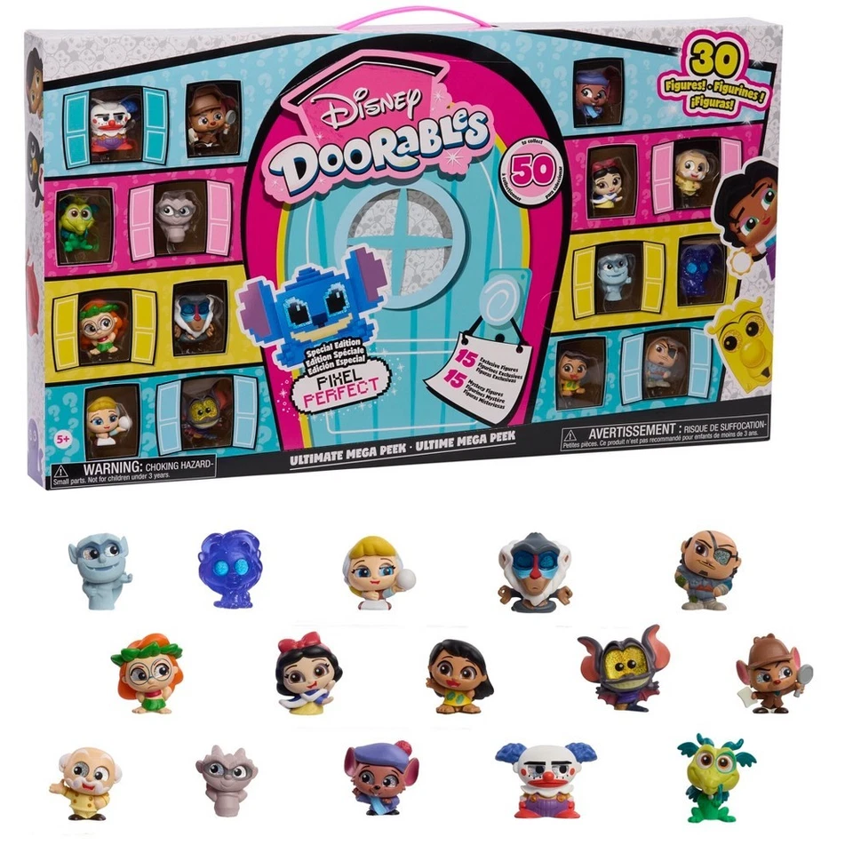 Disney Doorables Pixel Perfect Ultimate MEGA Peek Playset 30 Figures - Image 1 of 1