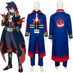 IN STOCK Tengen Toppa Gurren Lagann Simon Cosplay Costume Anime Timeskip Outfit - Picture 1 of 5