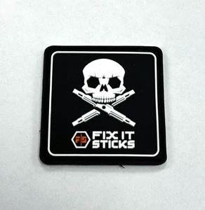SHOT Show 2025 "Fix It Sticks" custom PVC morale patch, Hook & Loop, NEW! - Picture 1 of 1