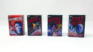 4 Custom Horror Cereal Boxes for Action Figures Evil Dead Jason Voorhees Freddy - Picture 1 of 11