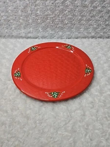 Waechtersbach Red and Green Christmas Tree Large platter plate 12 In Vintage - Picture 1 of 4