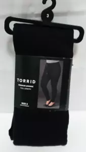 Torrid Leggings Women 3 US 3X Black Full Length Stretch Comfort Waistband! NEW - Picture 1 of 6