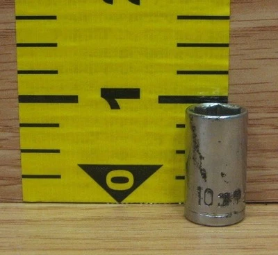 Soquete de unidade genuíno Master Craft (Cr-V) 10mm 6 pontos 1/4" somente **LEIA**  - Imagem 1 de 4