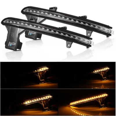 Dynamic Turn Signal LED Side Mirror Indicator Blinker Lights For Mazda CX-5 CX-8 - Image 1 of 4