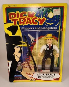 1990 Playmates Dick Tracy Coppers & Gangsters Action Figure on Card - Picture 1 of 7