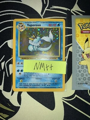 Pokemon Jungle Holo Vaporeon 12/64 🔥PSA Grade🔥072💎NM++💎 - Image 1 of 4