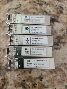 IntegraOptics GLC-SX-MM-RGD-IO Transceiver Glasfaser 1000BASE-SX 850NM SFP - Bild 1 von 4