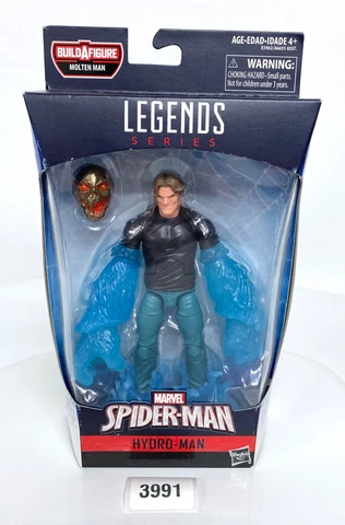 Marvel Legends Spider-Man HYDRO-MAN Molten Man Series Hasbro Cover