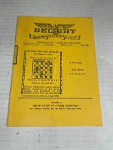 Checker Player's Delight Periodical Vol. 14 No. 7 July 1982 Tom Wiswell - Picture 1 of 3