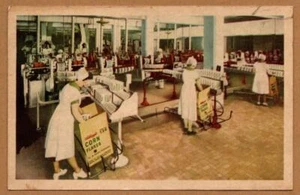 KELLOGG'S CORNFLAKES GETREIDE PACKRAUM SCHLACHTBACH WERBUNG POSTKARTE - Bild 1 von 2