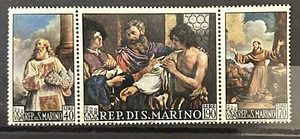 San Marino: 1957. Complete strip set of 3 SC # 661-663. MNH. Lot # 09-01268 - Picture 1 of 1