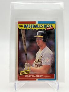 1987 Fleer Baseball's Best Mark McGwire Rookie Card #26 Mint FREE SHIPPING