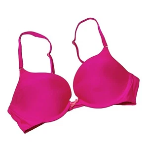 Victoria's Secret, Bright Pink Push-up Padded Bra with Underwires, size 34C - Picture 1 of 3