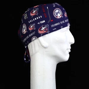 NHL Columbus Blue Jackets theme Scrub Hat - Picture 1 of 1