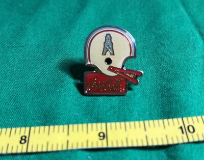 OILERS NFL Pin,  Coca-Cola  Vintage Hat  Pin - Image 1 of 3