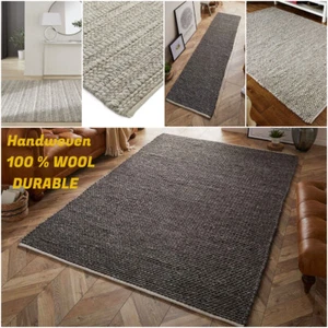 Large hand Made 100% Wool Natural Fiber Eco friendly Living Room Oriental Rugs - Picture 1 of 27