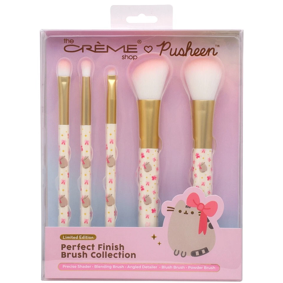 The Crème Shop x PUSHEEN PERFECT FINISH BRUSH 5PC COLLECTION - Image 1 of 1