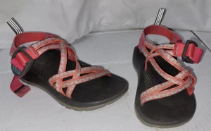 Chaco kods sandals pink and blue strappy sandals kids size 5 - Picture 1 of 6