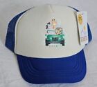 Kids trucker / baseball hat agjustable blue white safari green Jeep