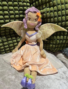 Disney Store Neverland Fairies Large Plush Doll Rare Soft Toy Fairy Purple Fira - Imagen 1 de 9